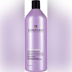 NWT Pureology Hydrate Sheer Conditioner Fine Dry Color Treated Hair